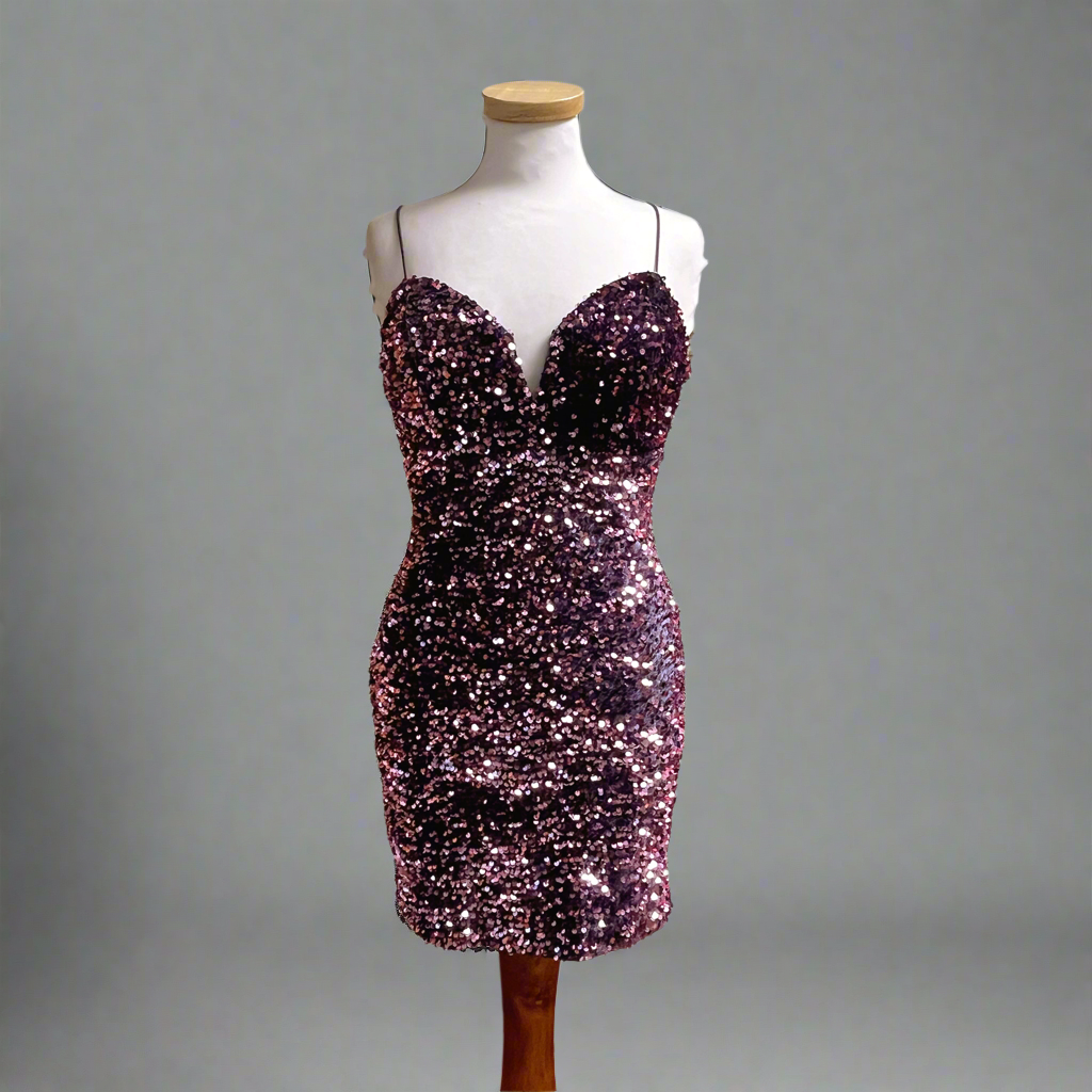 Midnight Doll purple dress, size M
