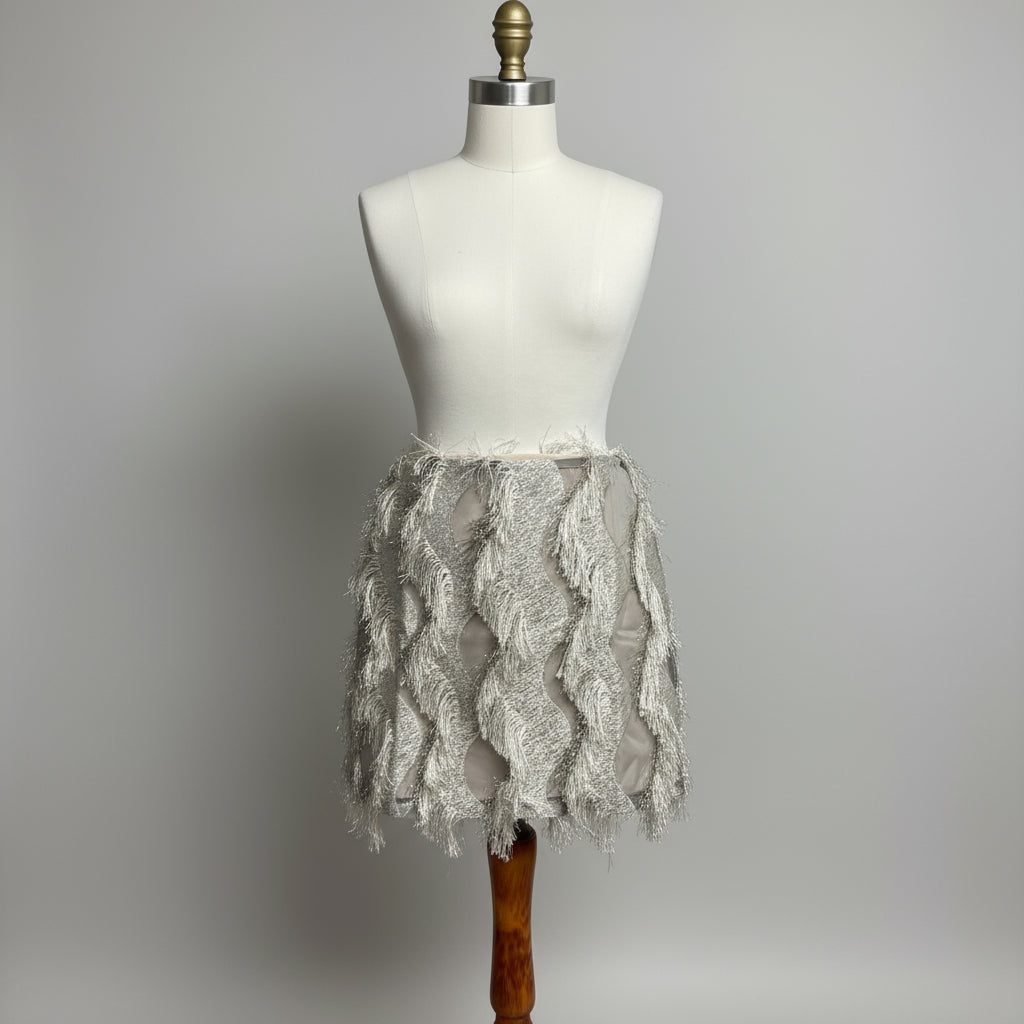 Krisa silver skirt, size S, NEW WITH TAGS!