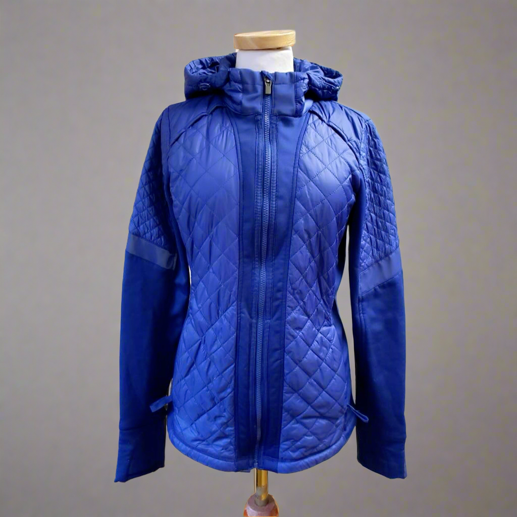 Athleta cobalt blue jacket, size M