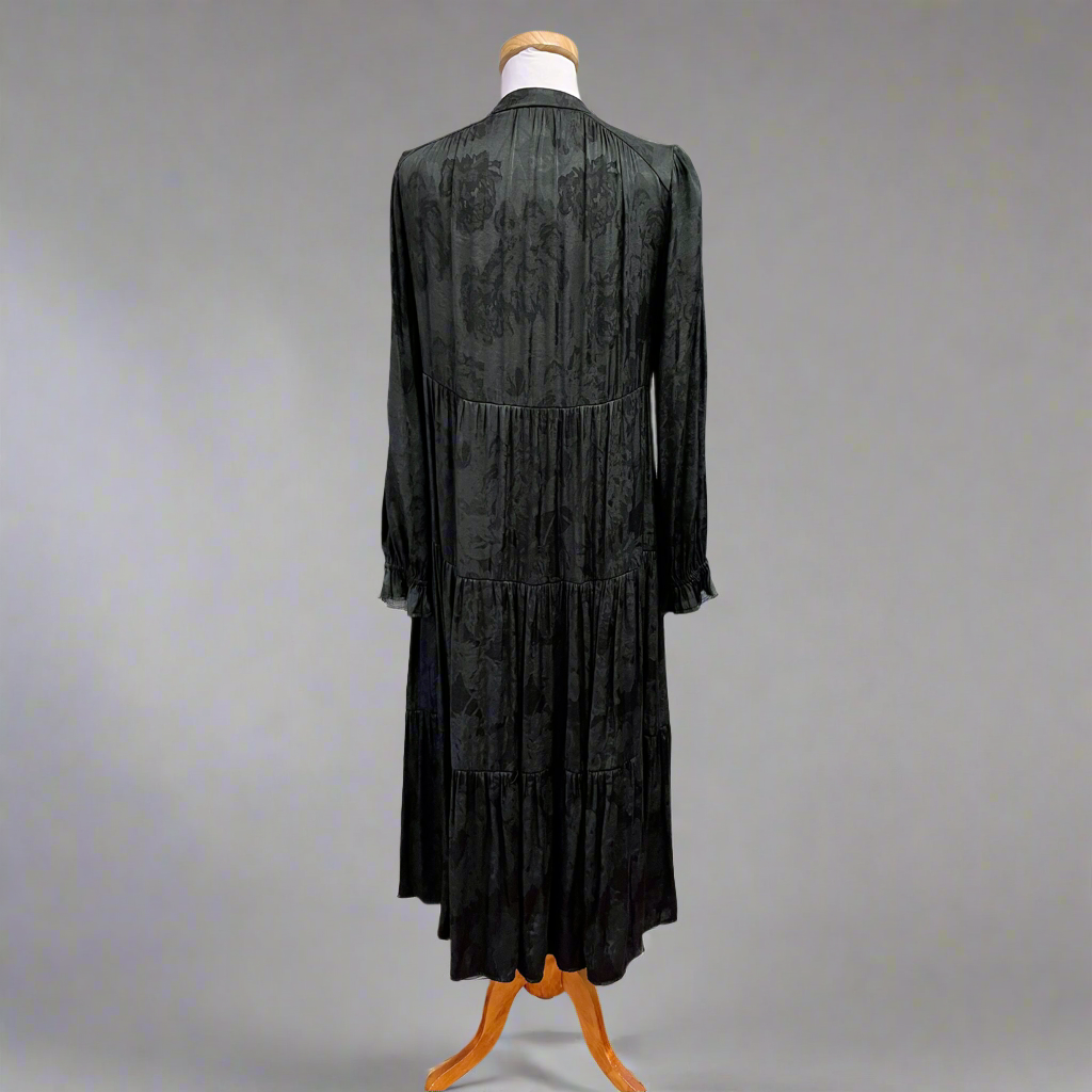 Maeve black long sleeved dress, size S/P