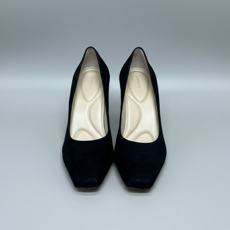 Antonio Melani black suede Ellery shoes, size 6.5, NEW IN BOX!