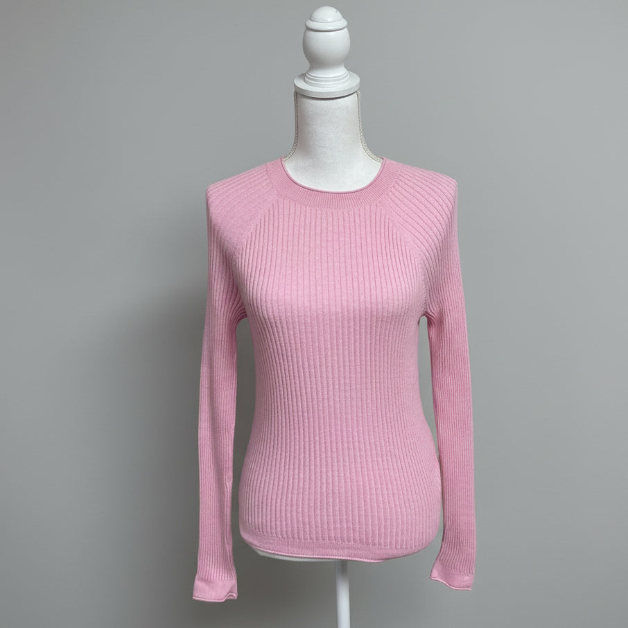 Alex Mill pink rolled neck sweater, size XS