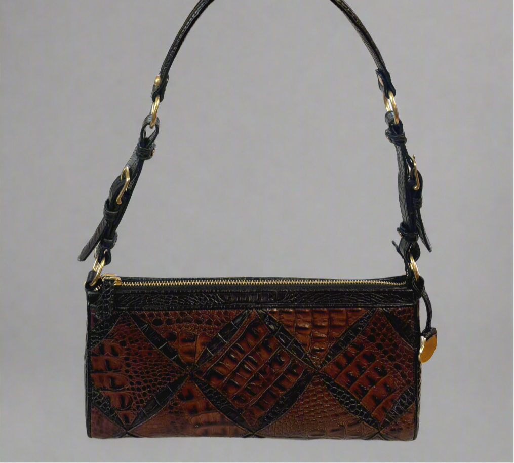 Brahmin black and brown bag, LIKE NEW!