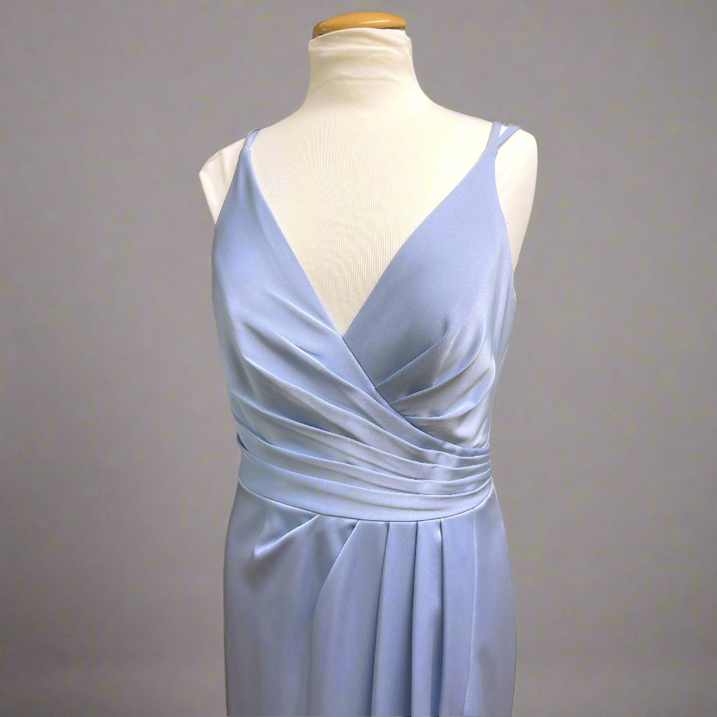 Faviana light blue dress, size 8, NEW WITH TAGS!