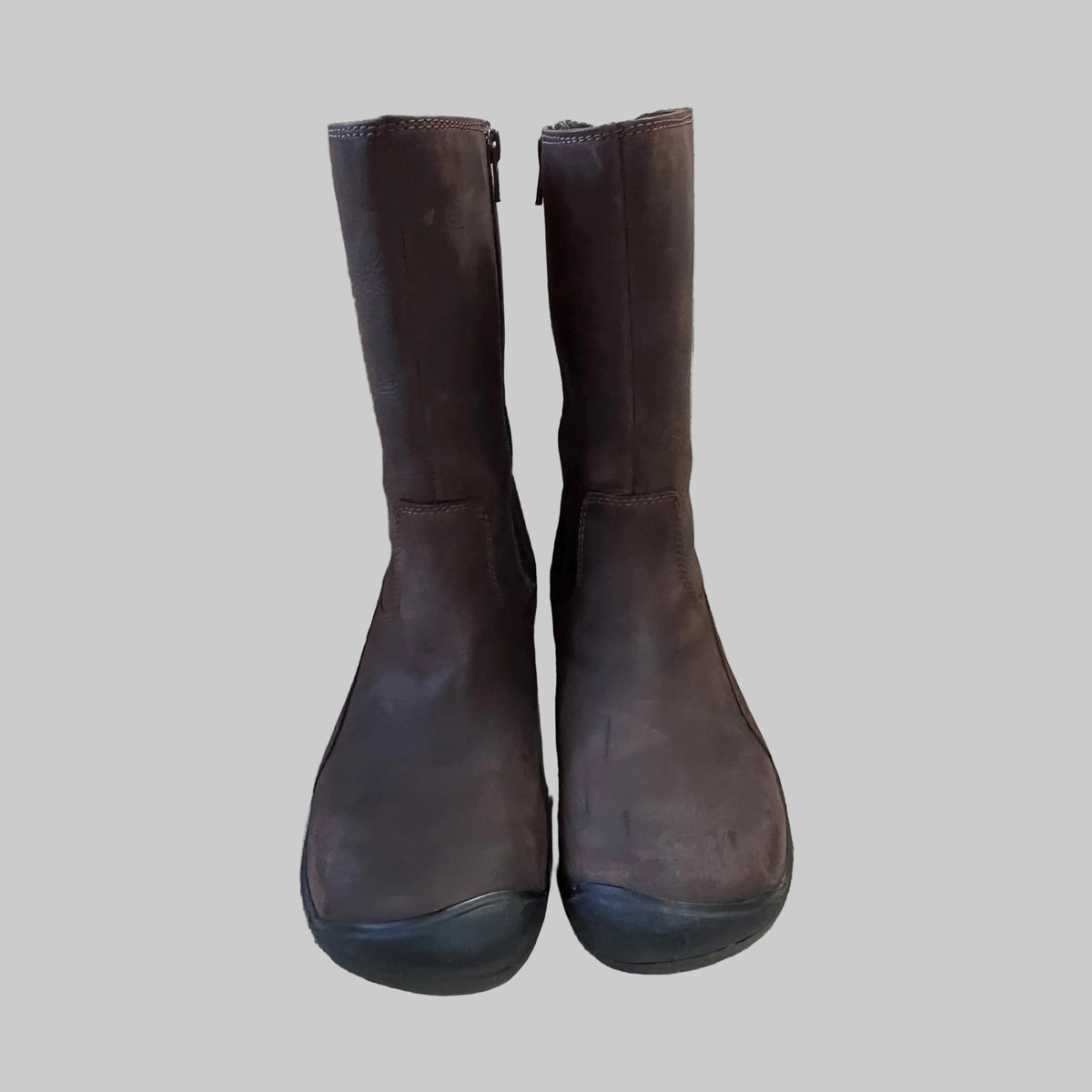 Keen brown leather Presidio II boots, size 8