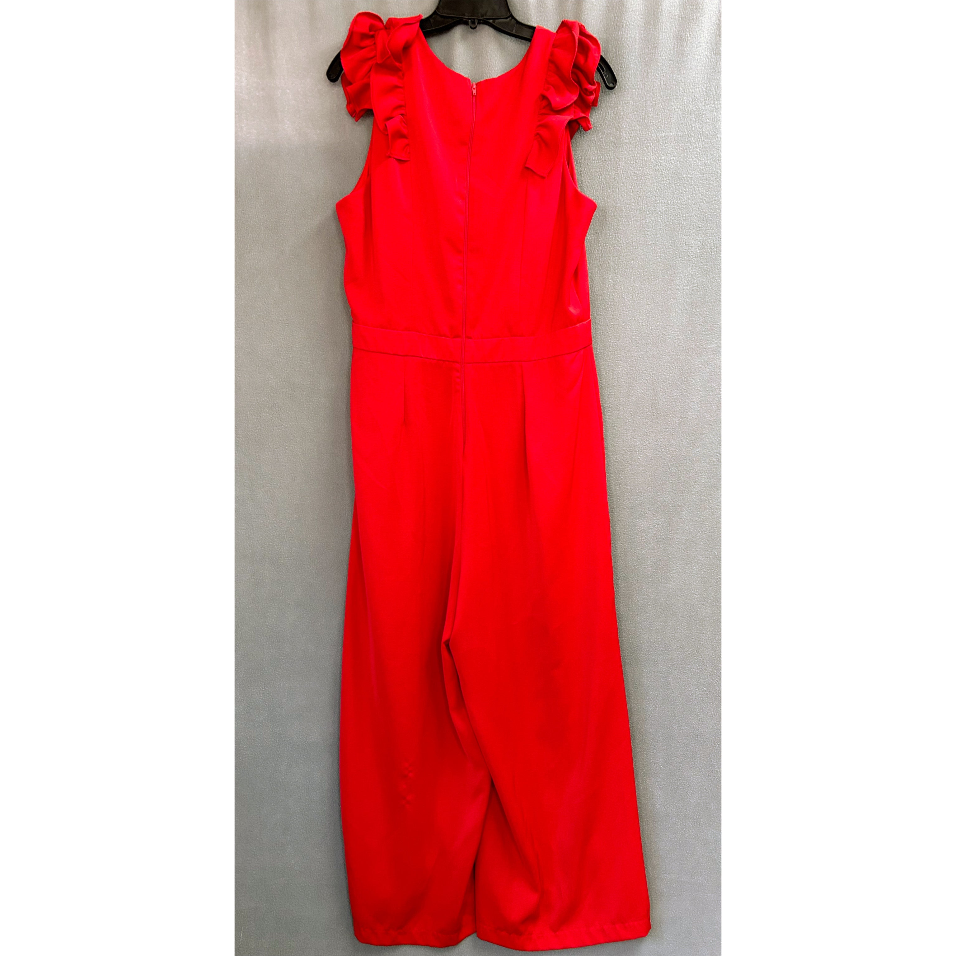 Gianni Bini red jumpsuit size XL