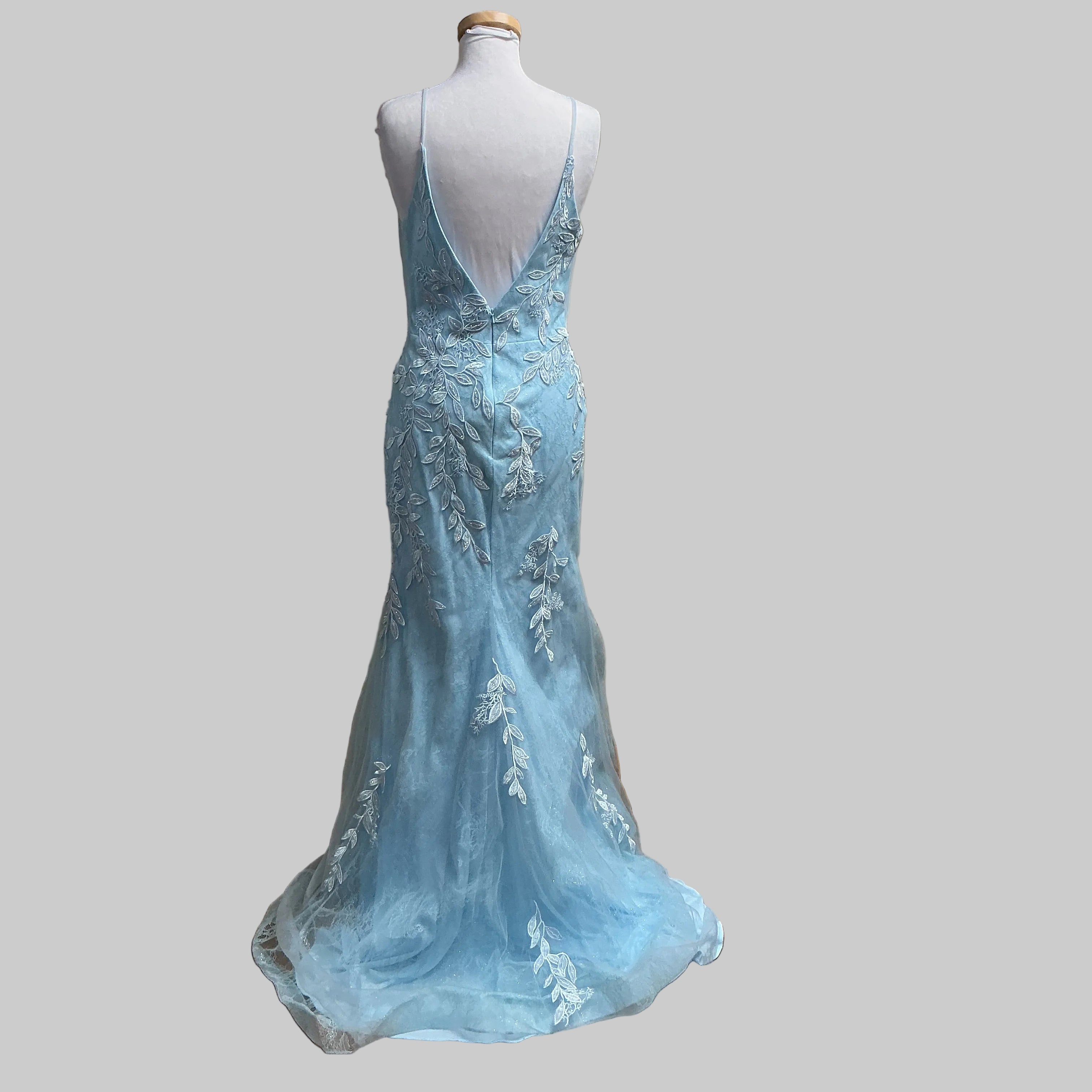 Alyce Paris light blue dress, size 10, NEW WITH TAGS!