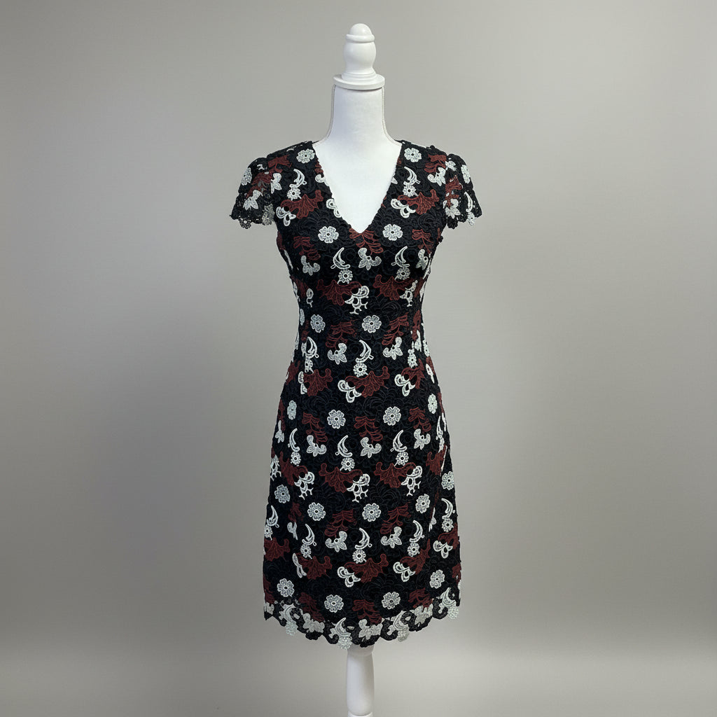 Tory Burch navy guipure lace dress, size 0, NEW WITH TAGS!