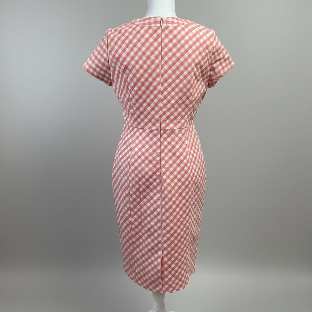 Brooks Bros. pink gingham dress, size 8, NEW WITH TAGS!