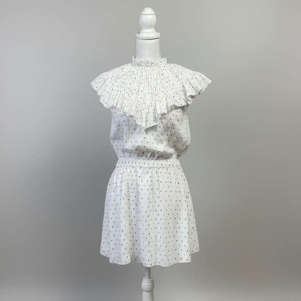 Never a Wallflower white/primary Vivian dress, size XS, NEW WITH TAGS!