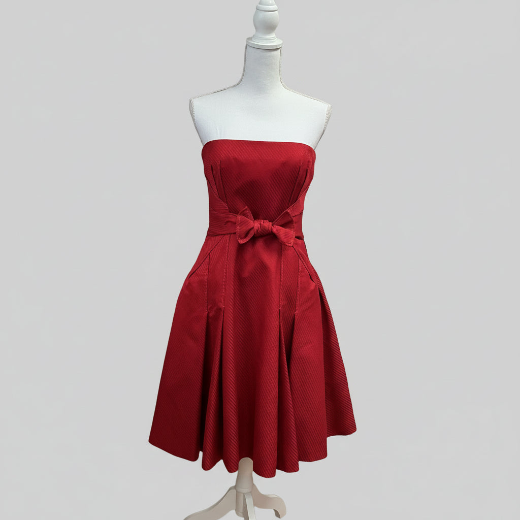 Carolina Herrera red dress, size 4/6