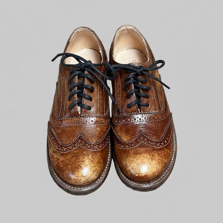 Bedstu brown leather wingtip Lita K II shoes, Size 7.5, BRAND NEW!
