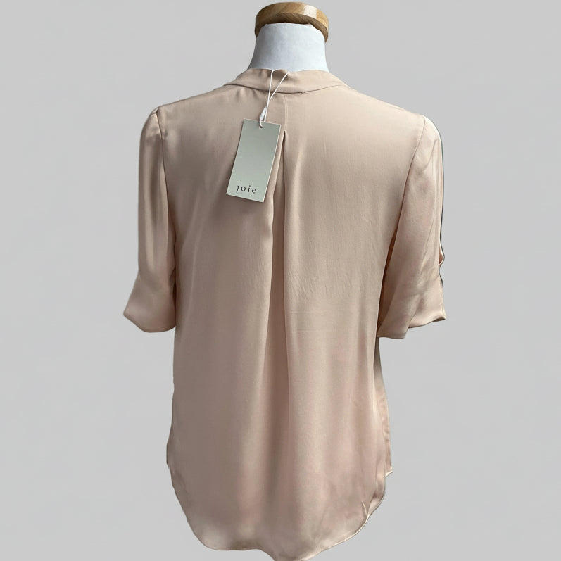 Joie blush silk blouse, size M, NEW WITH TAGS!