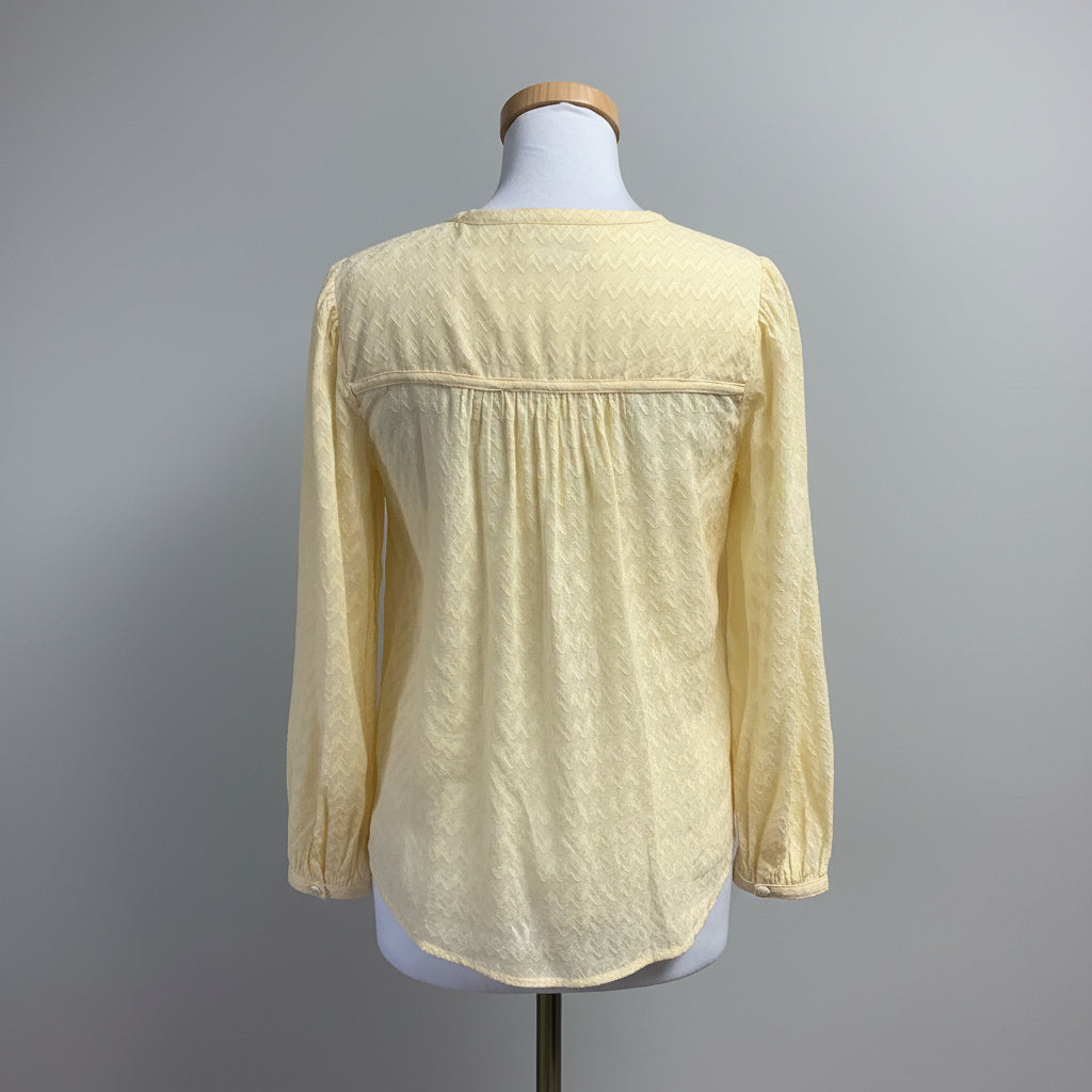 Joie yellow blouse, size S