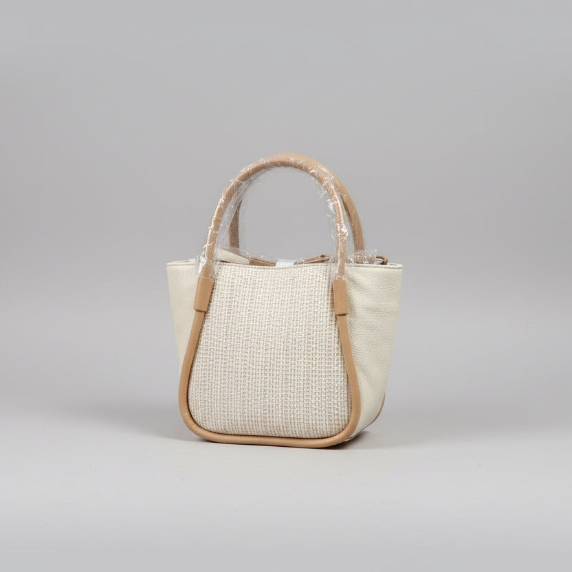 HOBO bone and tan Margot Satchel, NEW WITH TAGS!