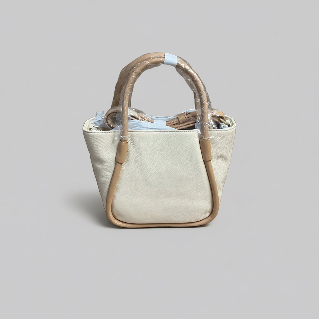 HOBO bone and tan Margot Satchel, NEW WITH TAGS!