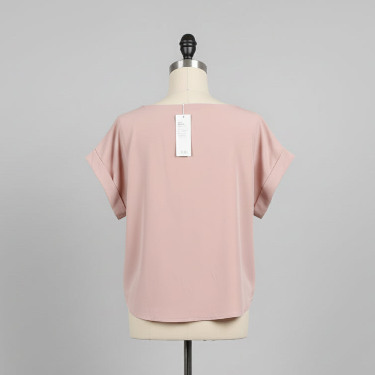 Eileen Fisher blush blouse, size XS, NEW WITH TAGS!
