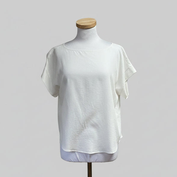 Eileen Fisher ivory blouse, size XS, NEW WITH TAGS!