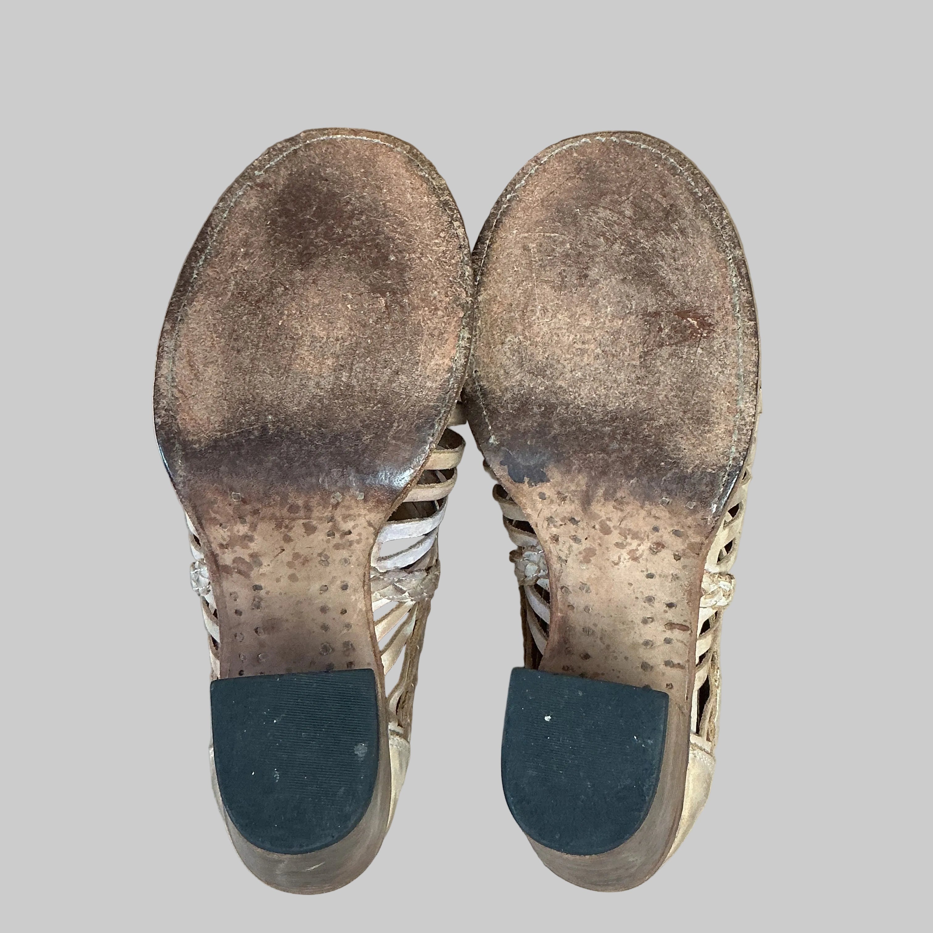 Freebird tan leather Bela booties, size 9