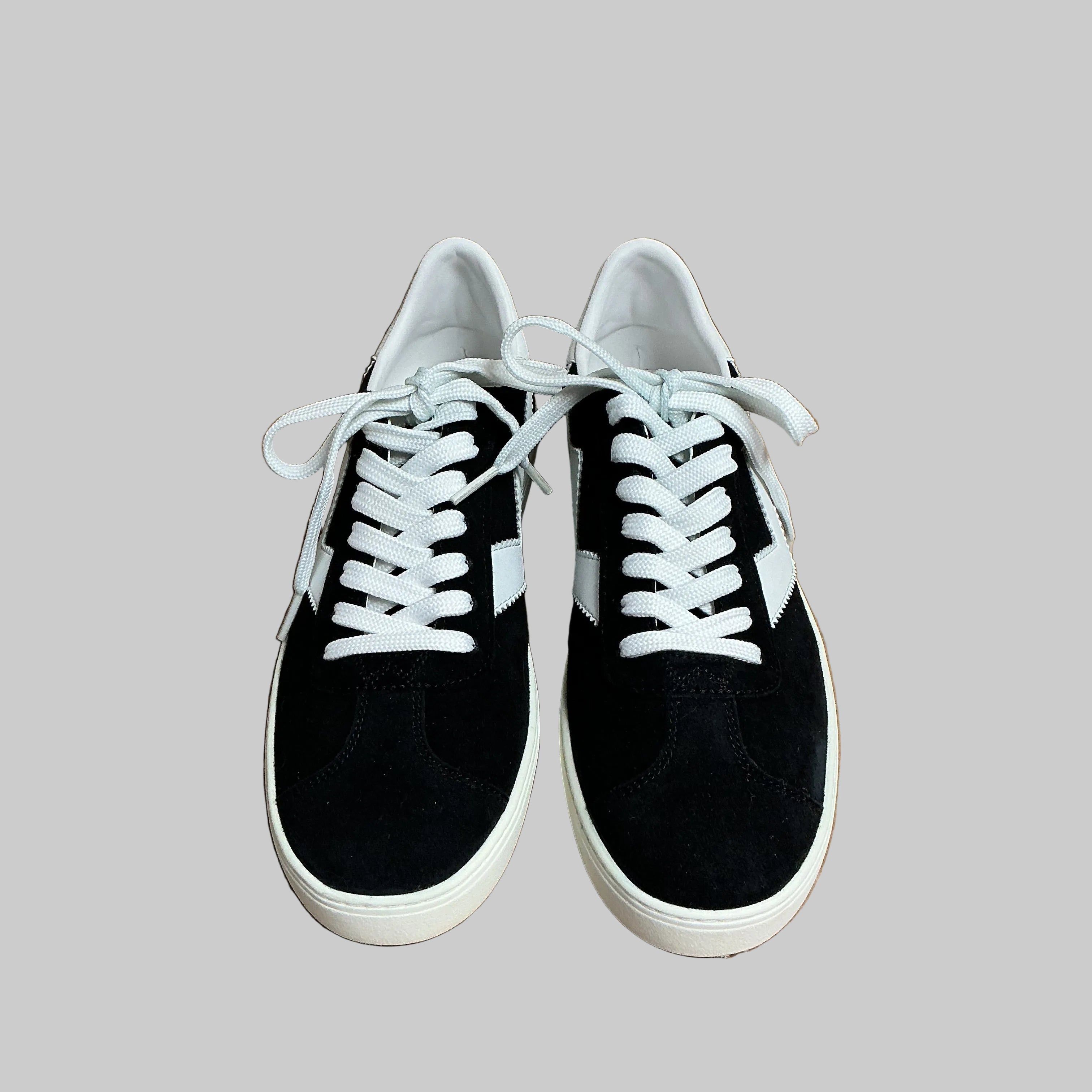 Stuart Weitzman black suede Daryl sneakers, size 9, LIKE NEW!