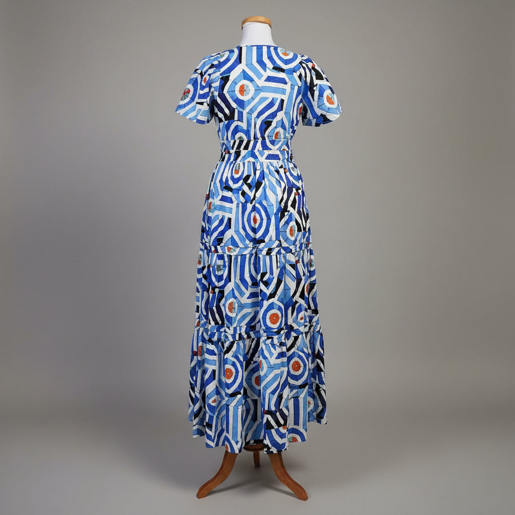 Anthropologie blue Somerset maxi dress, size  XS