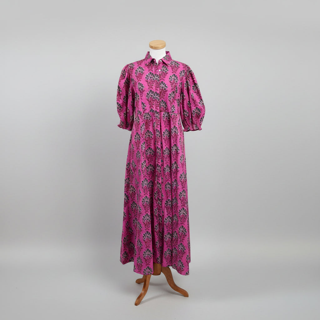 Livro hot pink rosie dress, size M