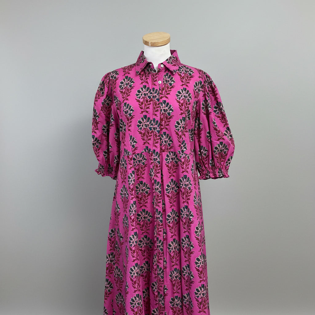 Livro hot pink rosie dress, size M