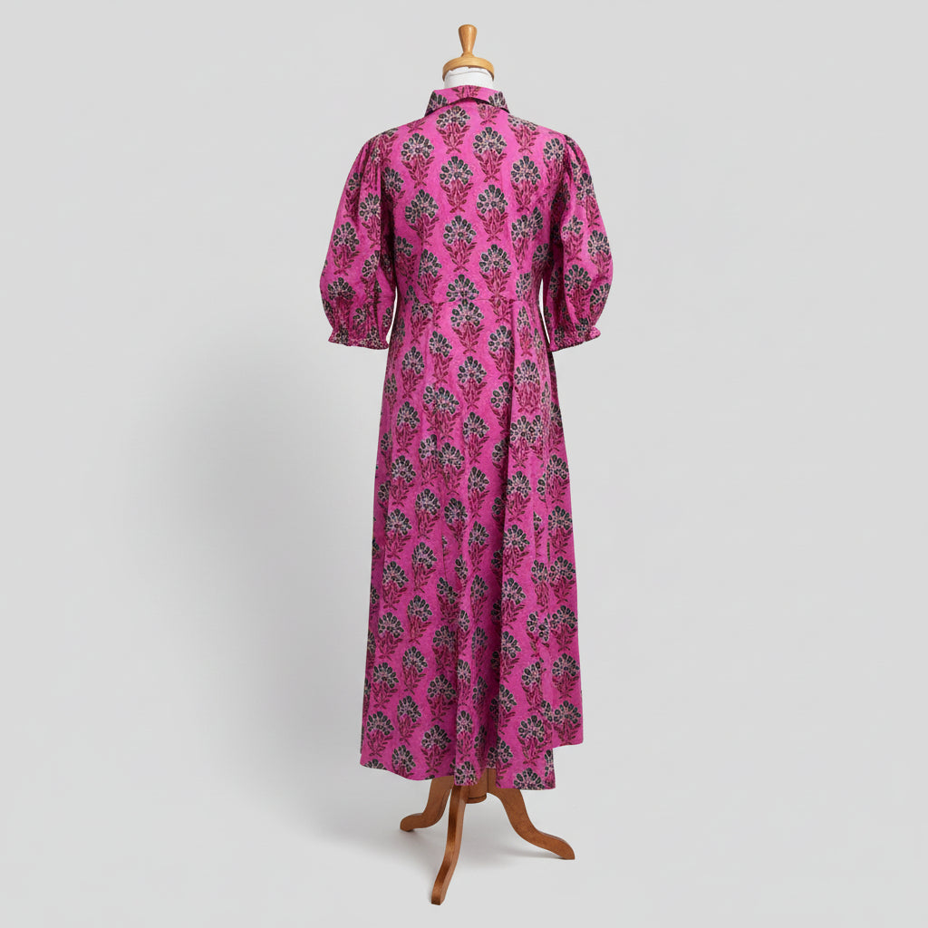 Livro hot pink rosie dress, size M