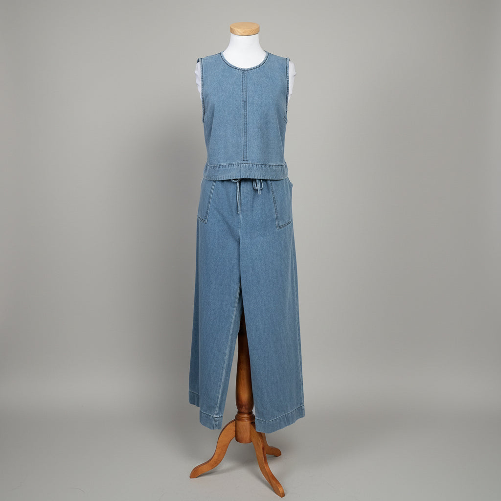 Talulah chambray PA/BL pants set, size M