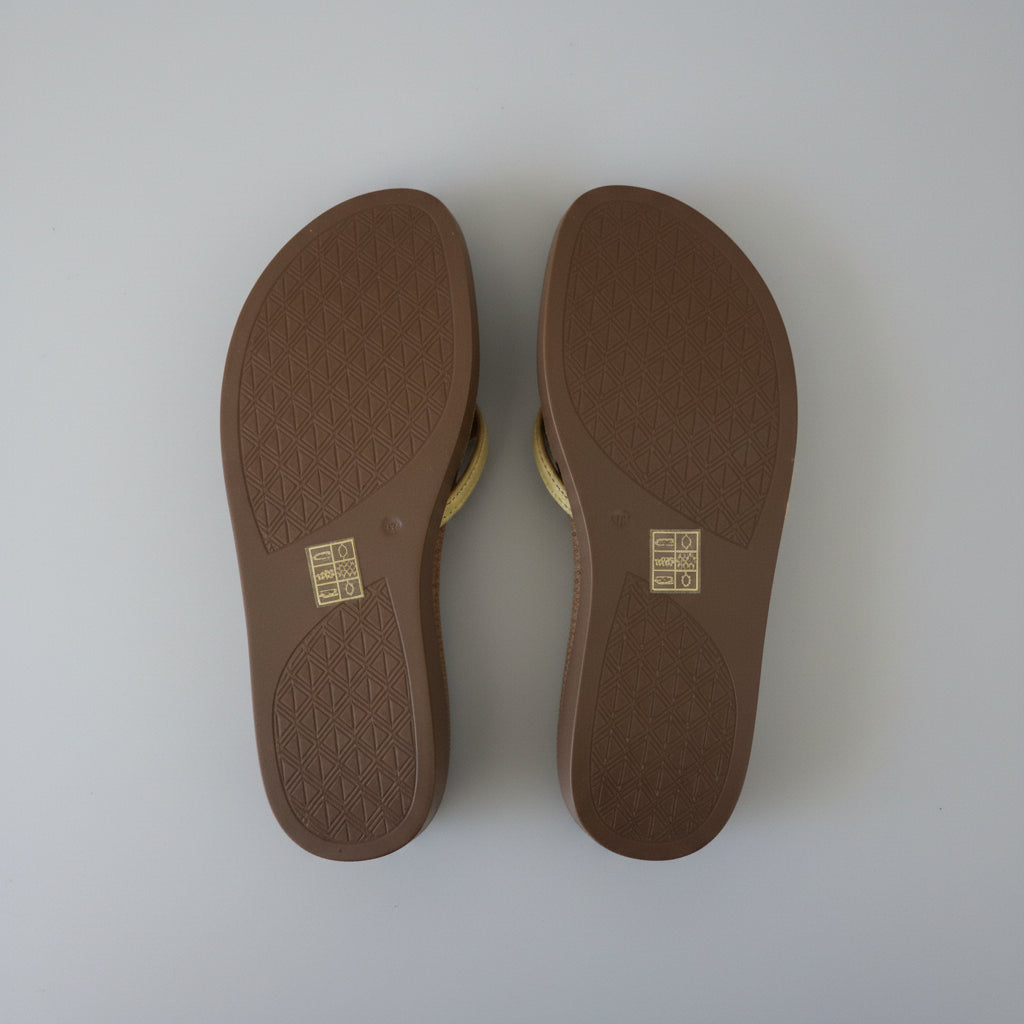 Donald J. Pliner yellow/cork sandal, Size 8.5