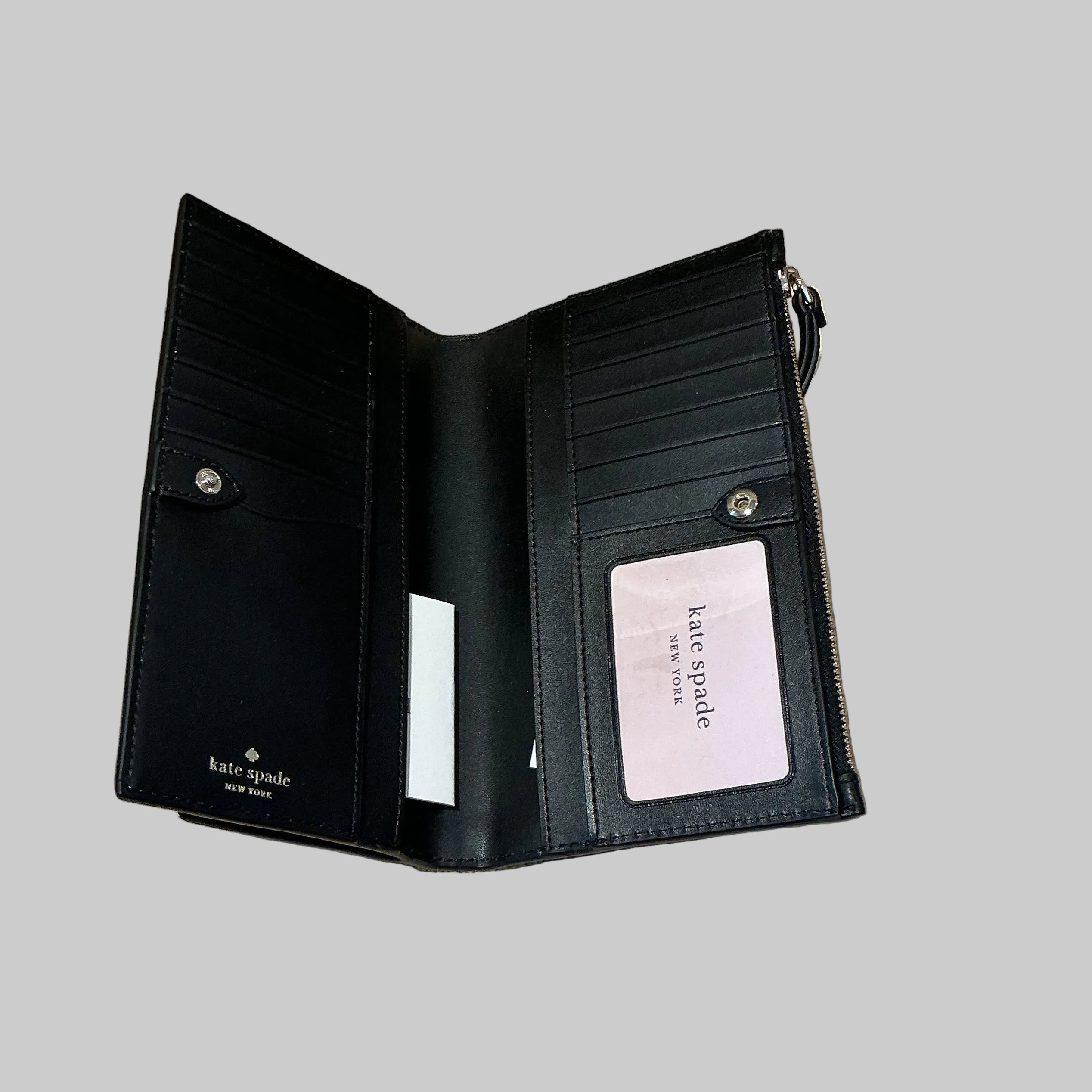 Kate Spade black Leila wristlet wallet, NEW WITH TAGS!