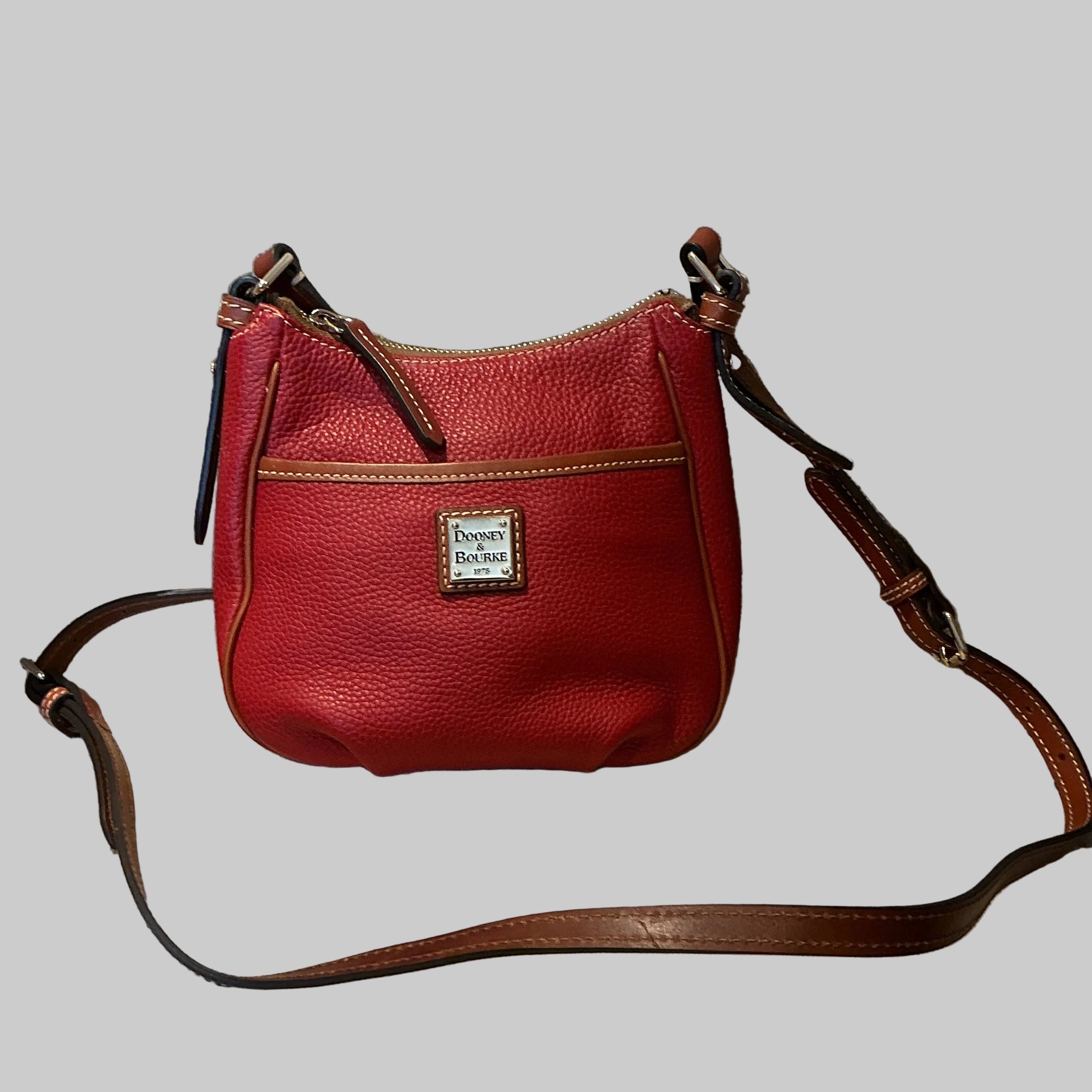Dooney & Bourke red crossbody bag, LIKE NEW!
