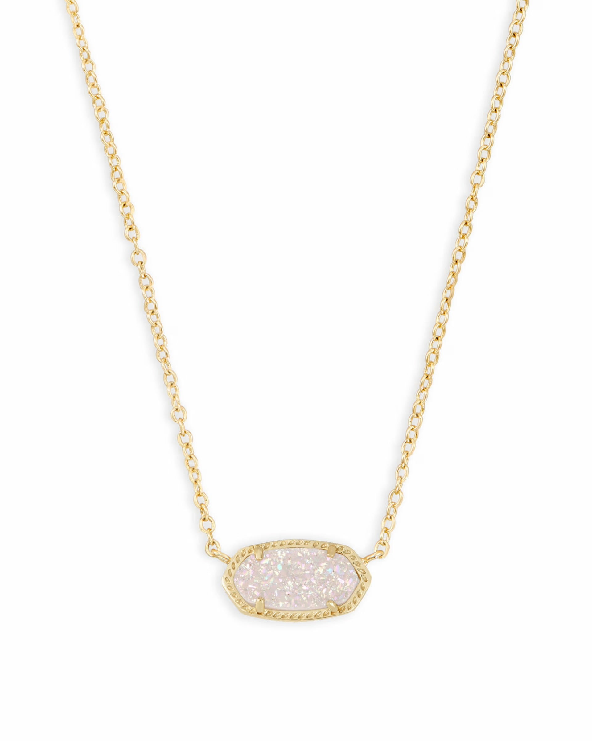 Kendra Scott Elisa white/gold necklace