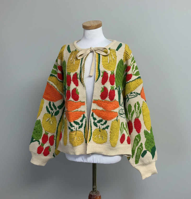 Maeve vegetable sweater, one size fits most