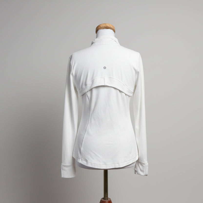 Lululemon white Zip-Up Define jacket, Size 10