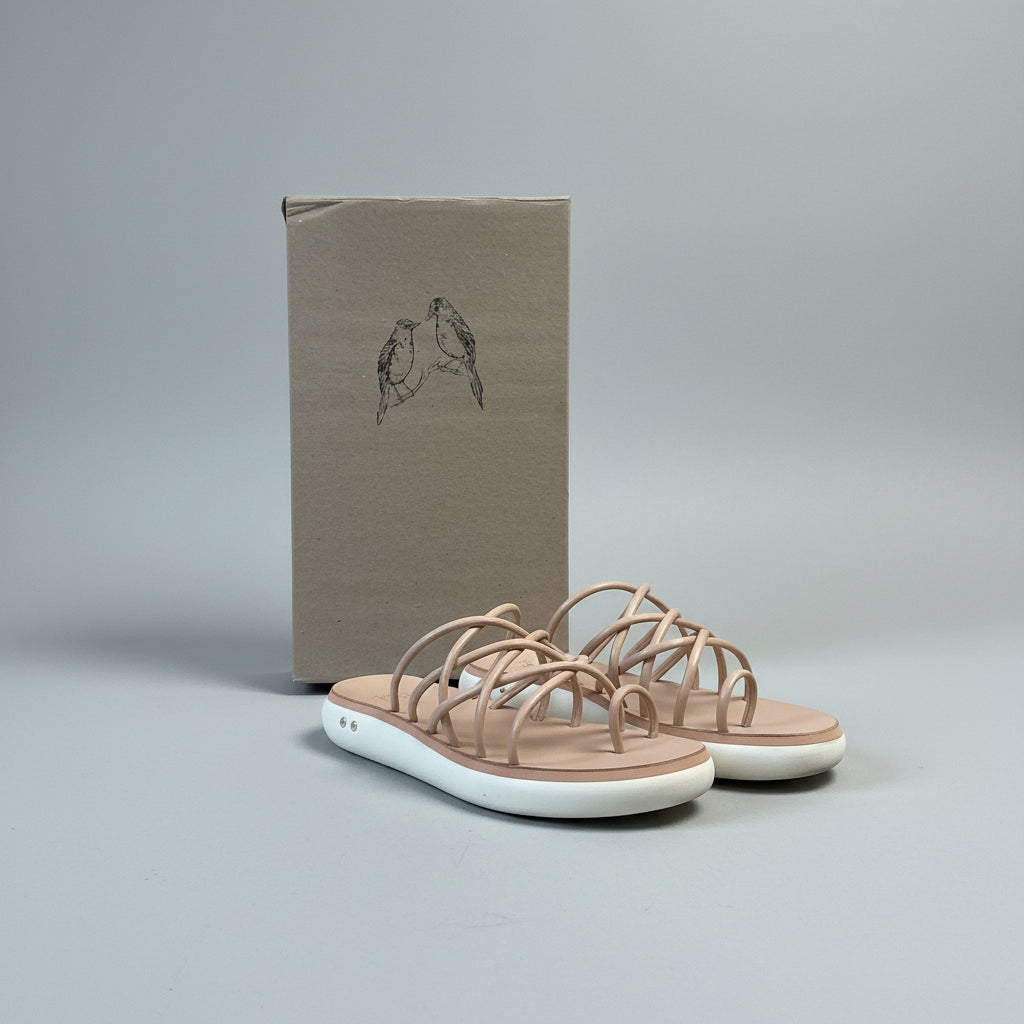 Beek tan strap sandal, size 8