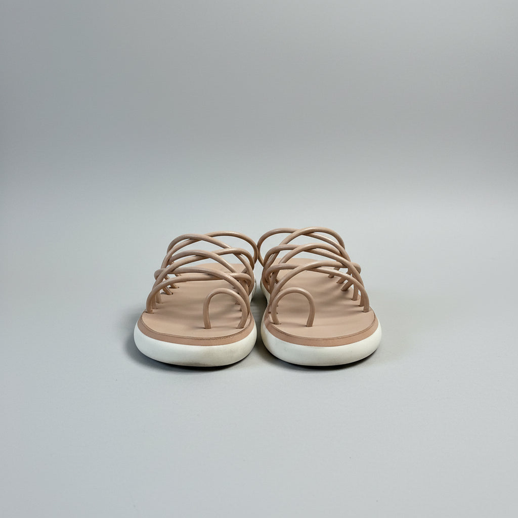 Beek tan strap sandal, size 8