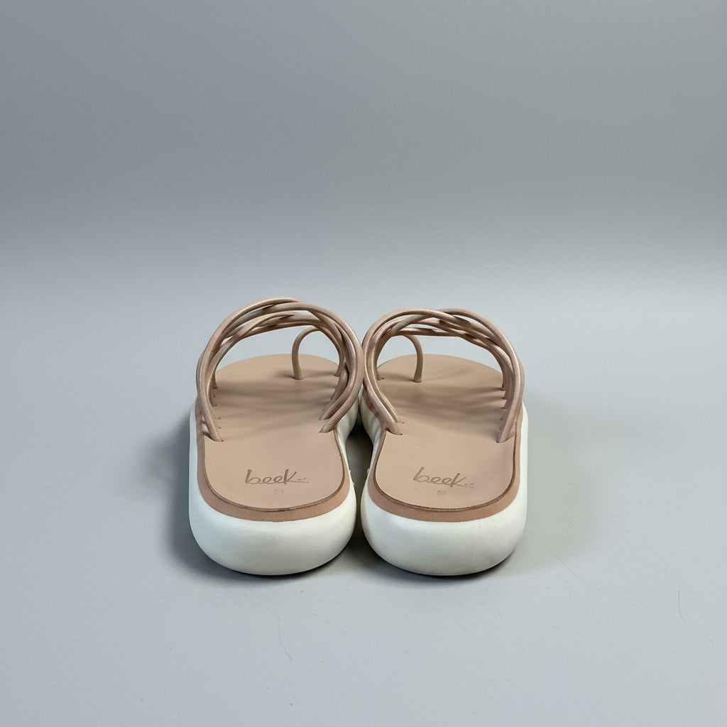 Beek tan strap sandal, size 8