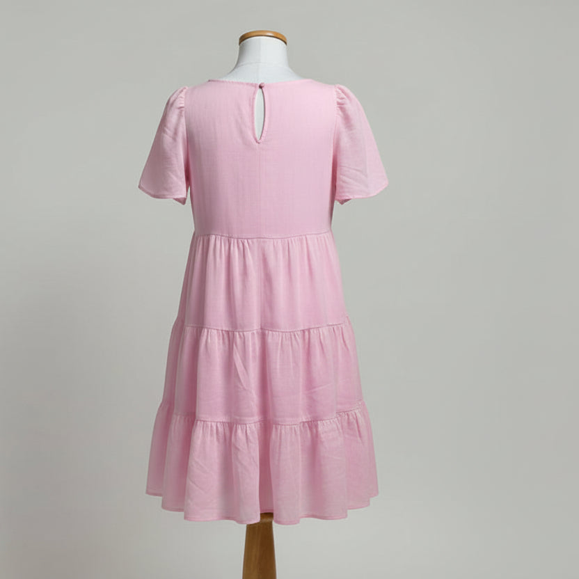 Lilly Pulitzer pink linen Jocelyn dress, size S