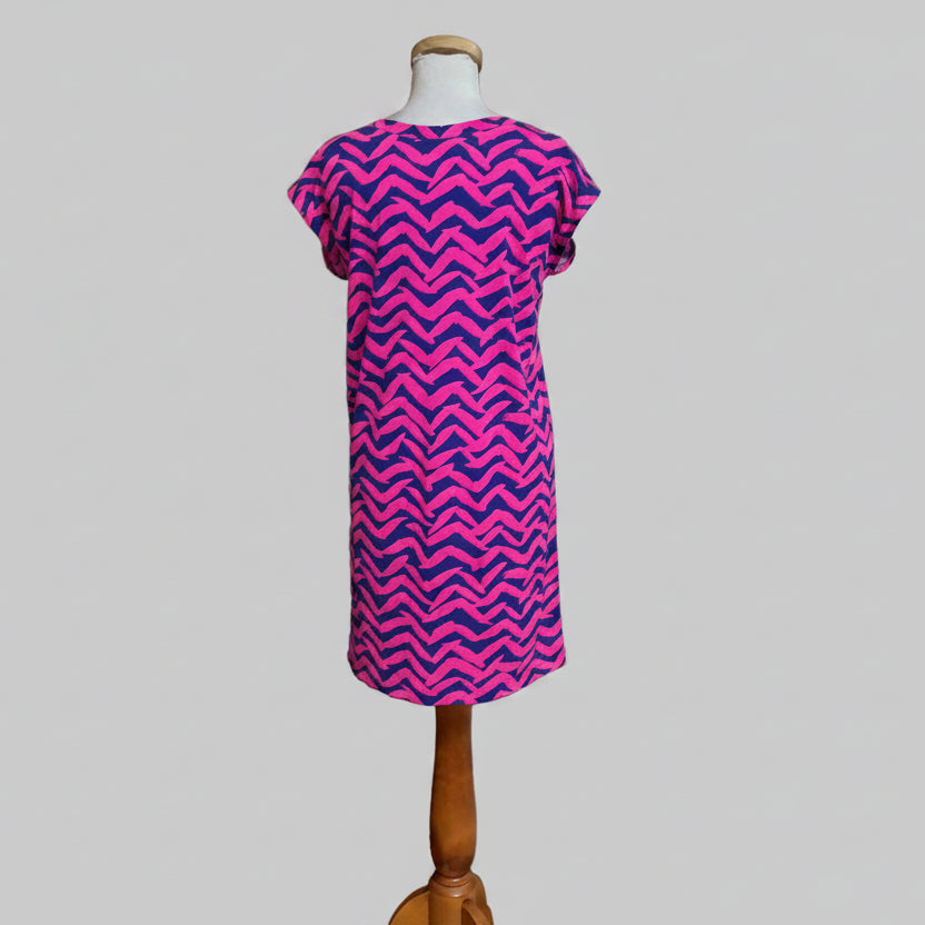 Lilly Pulitzer neon pink/purple knit Robyn dress, Size S