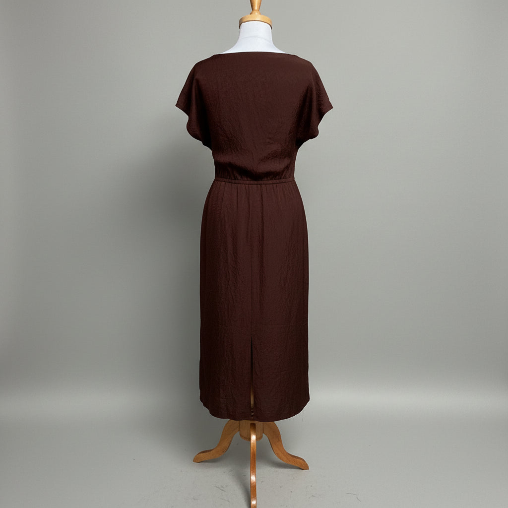 Massimo Dutti brown dress, size 6, NEW WITH TAGS!
