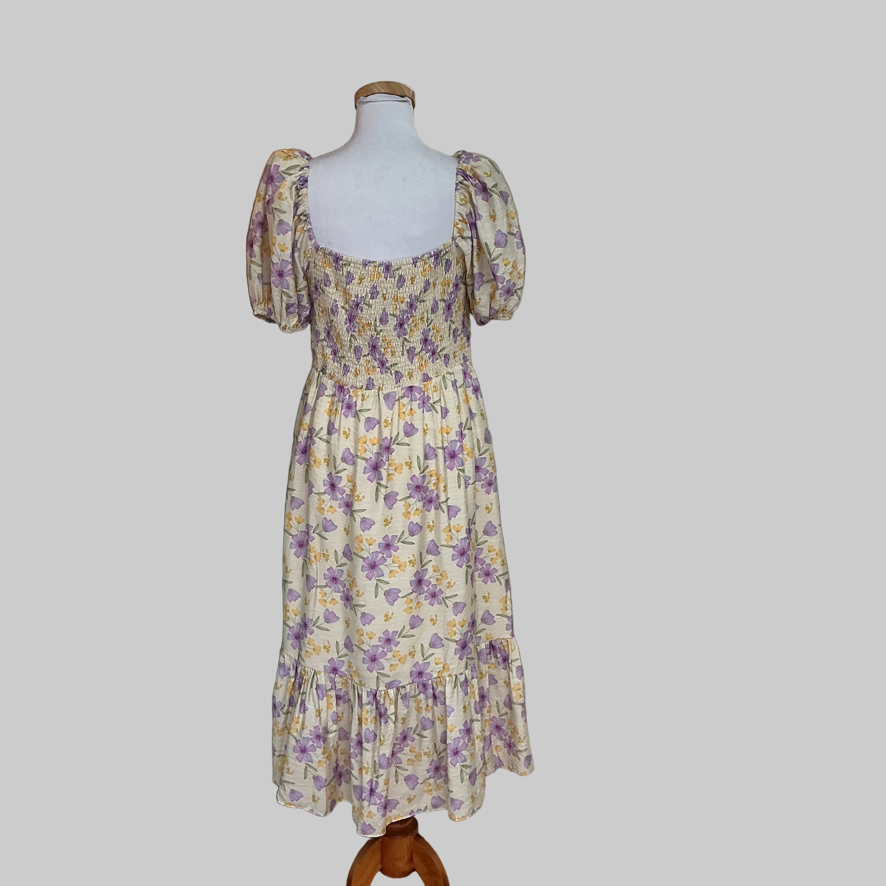 ASTR floral Milkmaid dress, size L