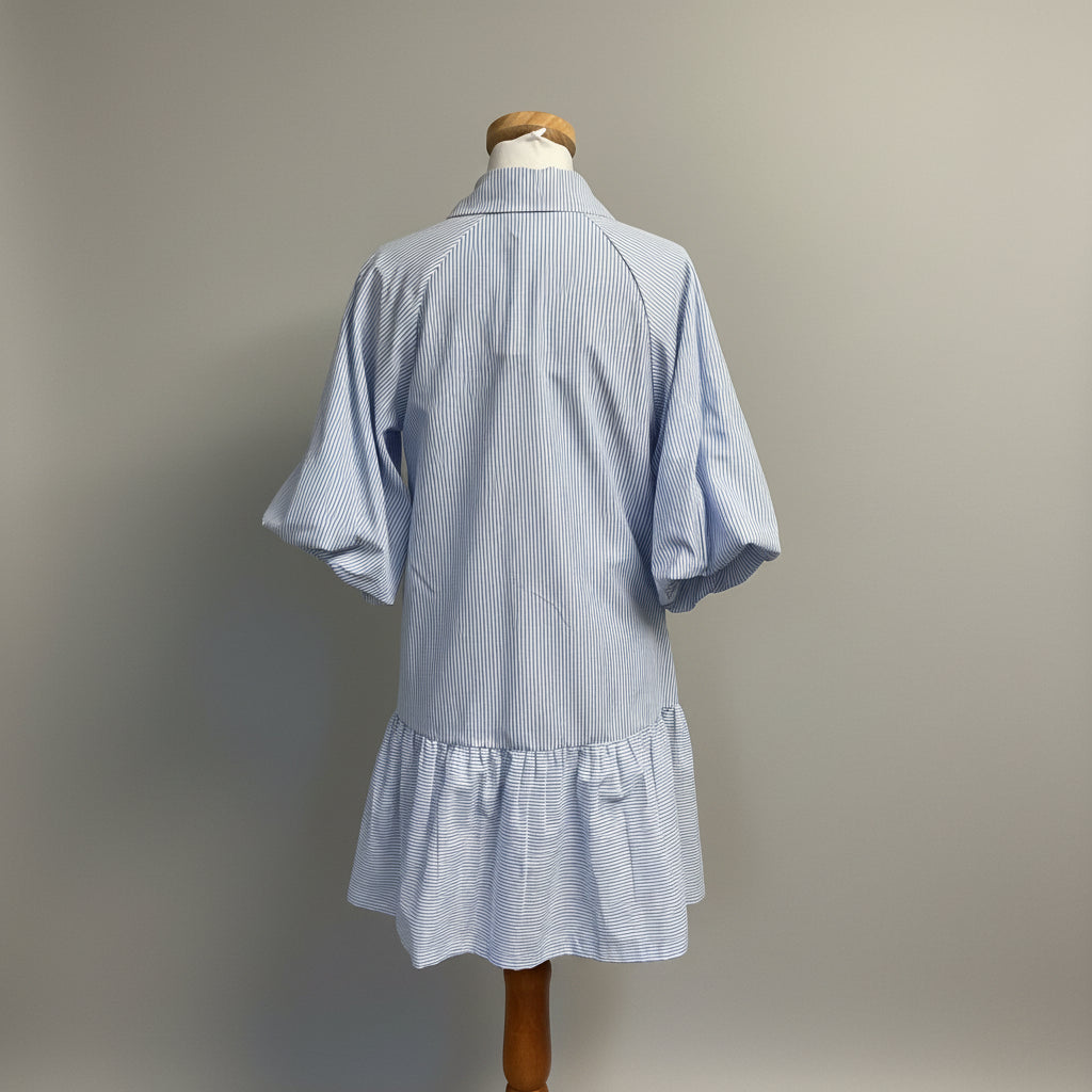 Pinch blue and white stripe dress, size S, NEW WITH TAGS!