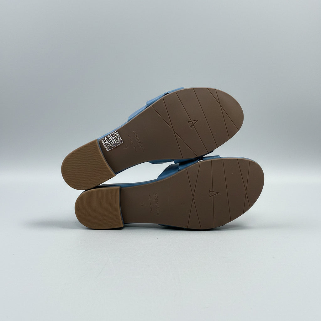 Aquitalia blue Torri sandal, size 8, NEW IN BOX!