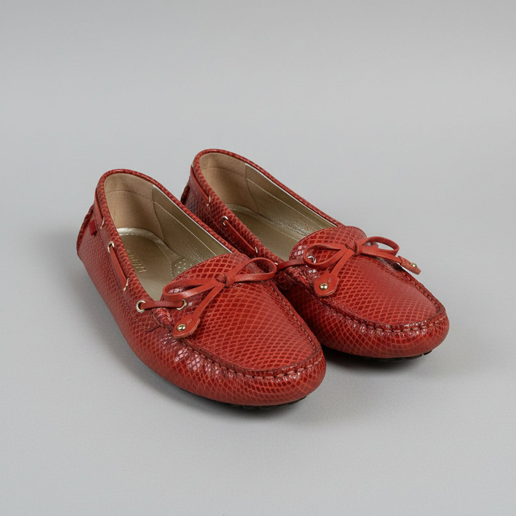 Marc Joseph burnt orange Cypress Hill loafers, size 8