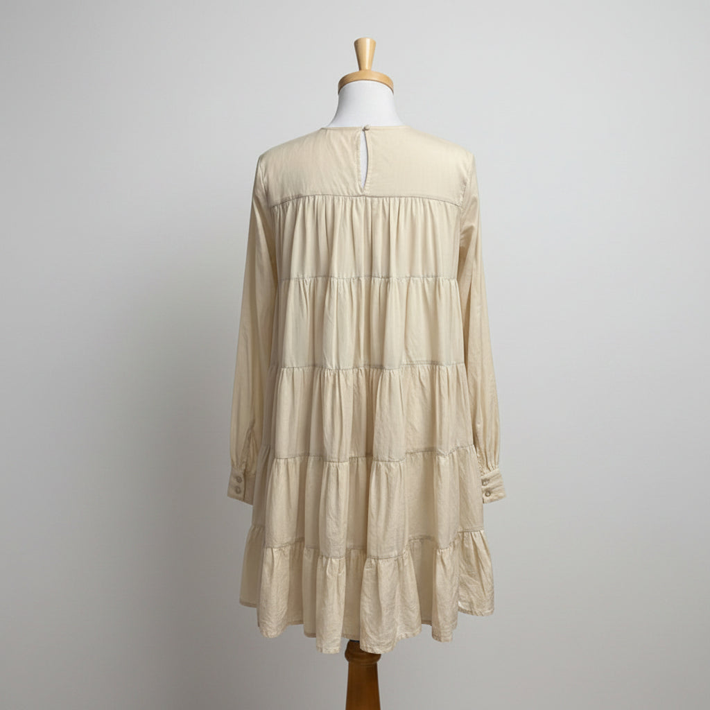 Merlette cream Soliman dress, size XS