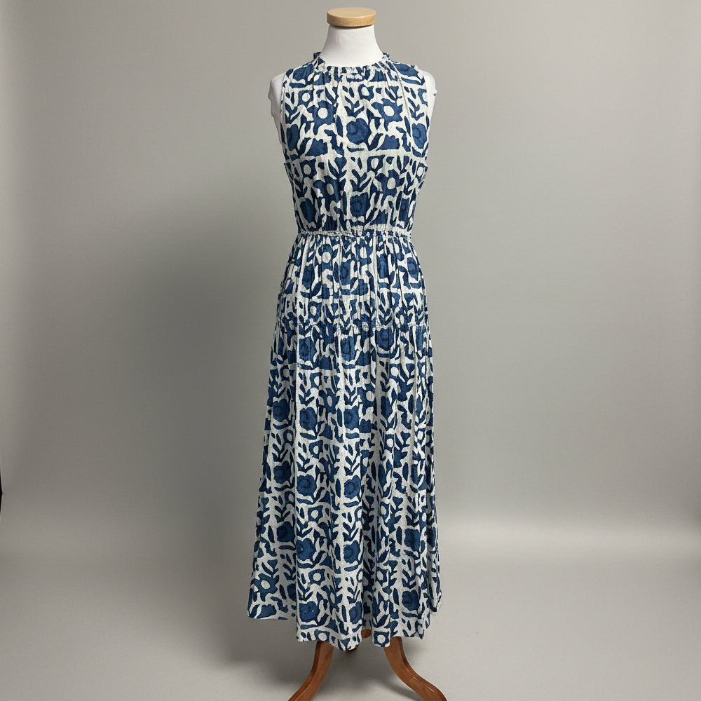 Apiece Apart blue Arte Tank dress, size XS