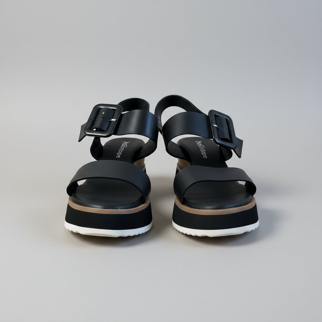 Antelope black Dinah sandals, size 7, LIKE NEW!