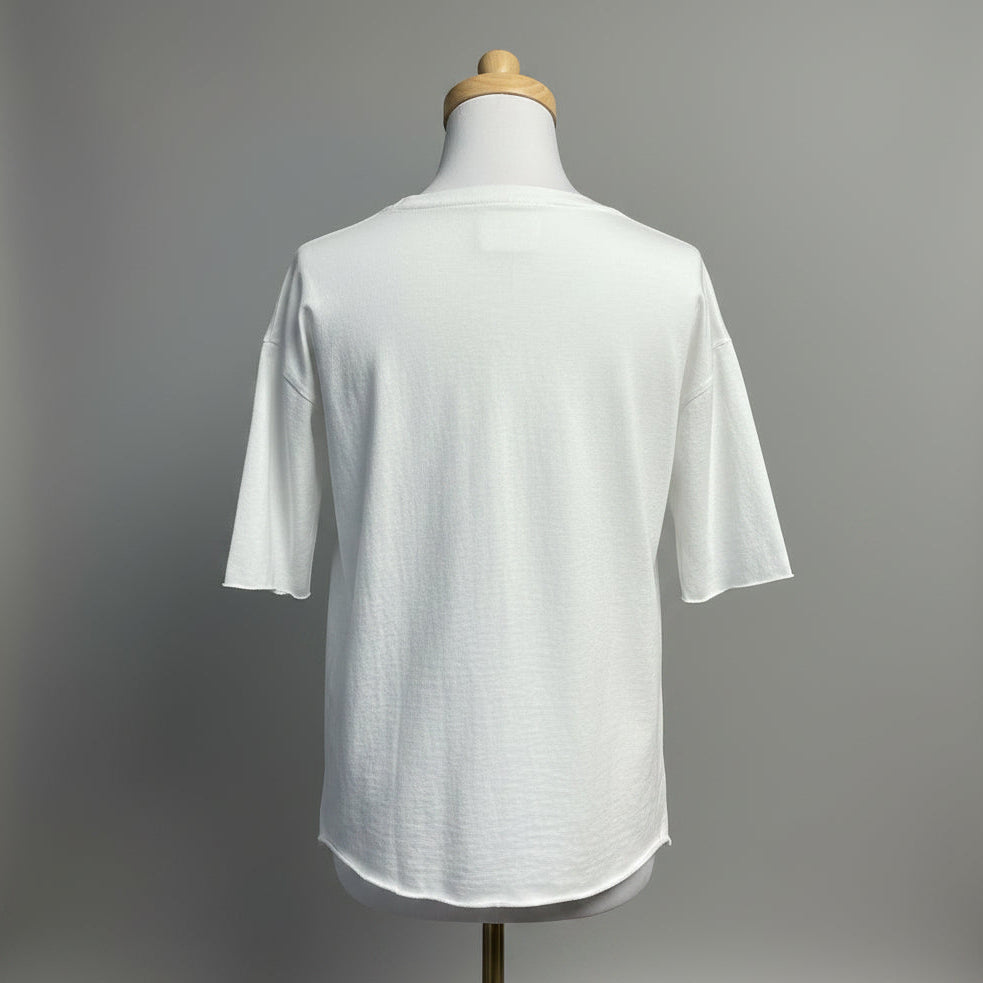 Frank & Eileen white tee, size XS