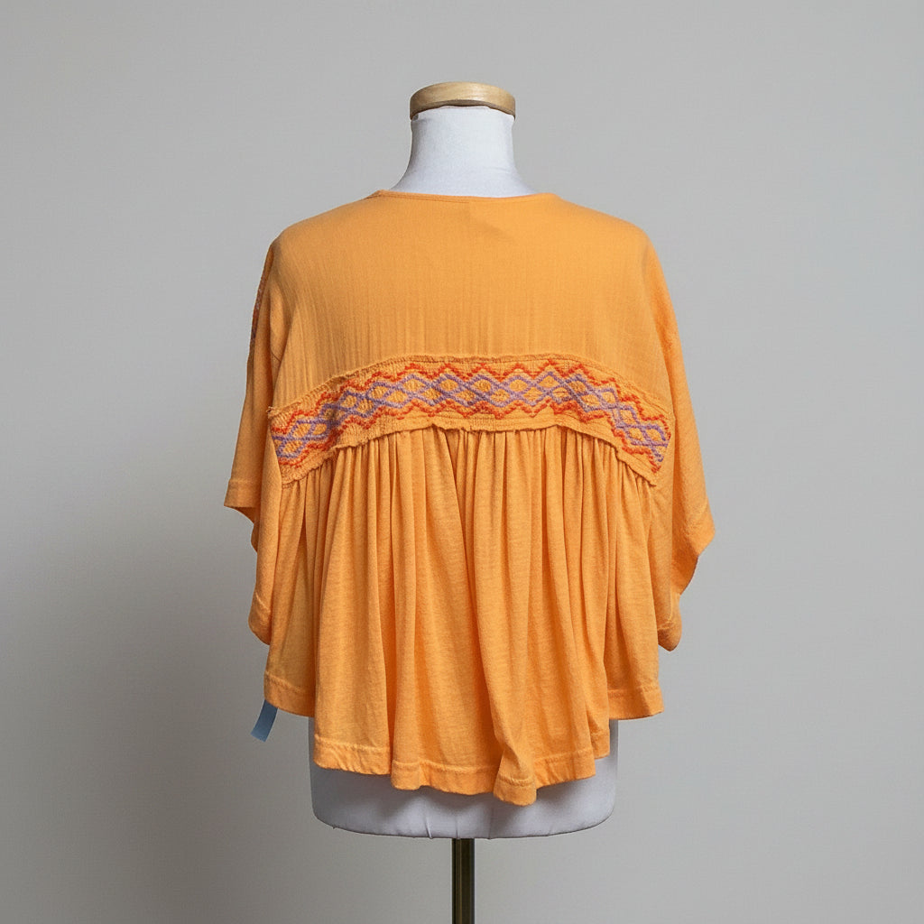 Free People tangerine top, size S